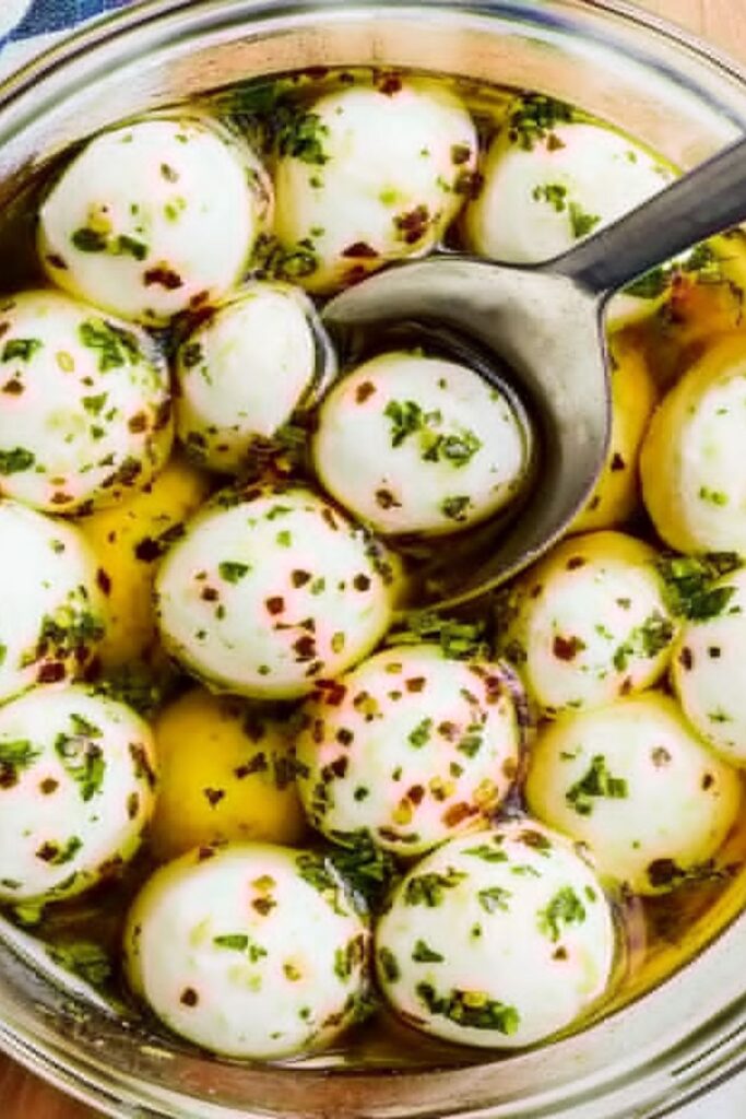 Marinated Mozzarella Balls