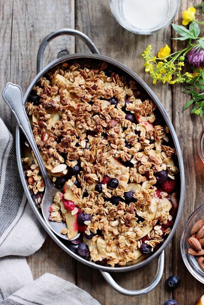 Pioneer Woman Blueberry Nectarine Crisp