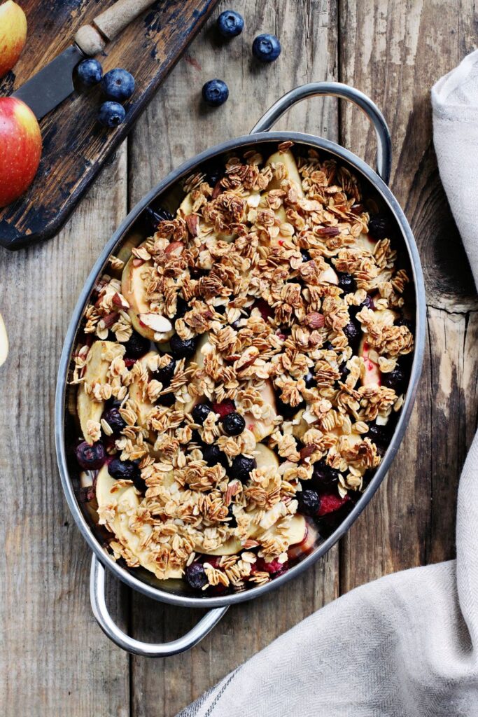 Pioneer Woman Blueberry Nectarine Crisp