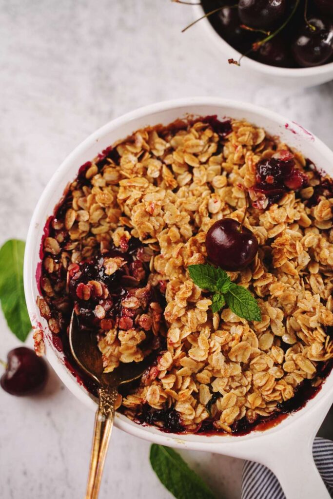 Pioneer Woman Cherry Almond Crisp