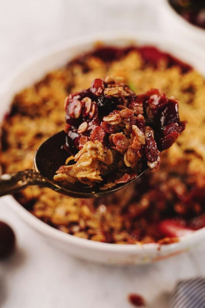 Pioneer Woman Cherry Almond Crisp