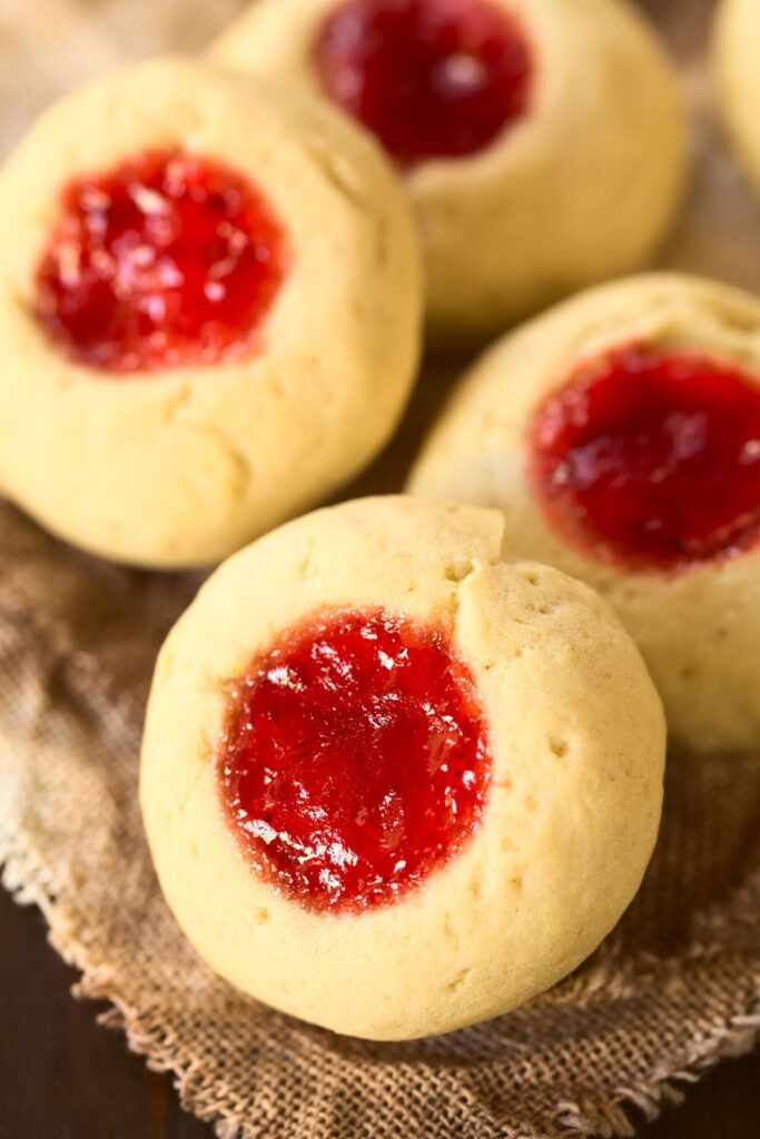 Pioneer Woman Jam Thumbprint Cookies