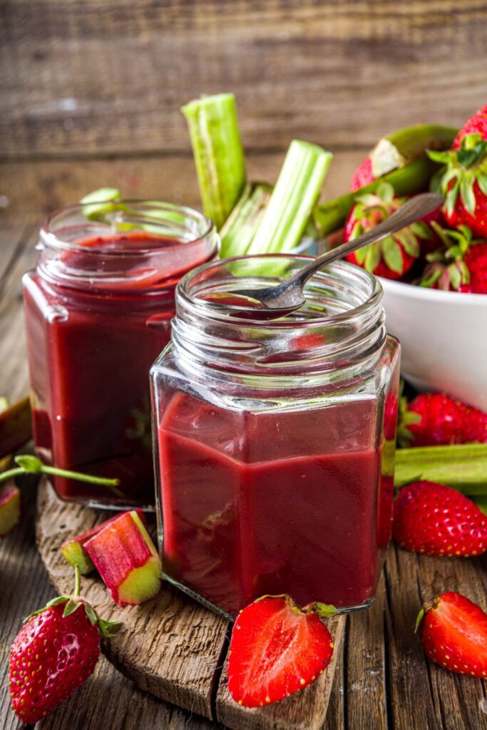 Pioneer Woman Strawberry Rhubarb Freezer Jam