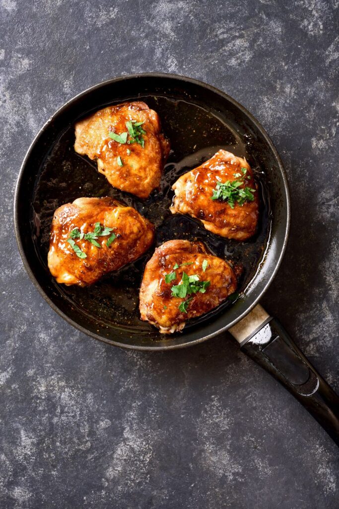 Pioneer Woman Peach Whiskey Chicken