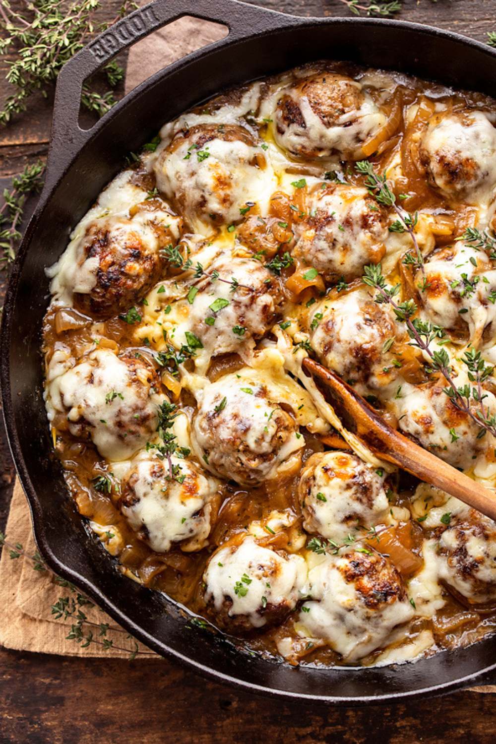 Pioneer Woman French Onion Meatballs