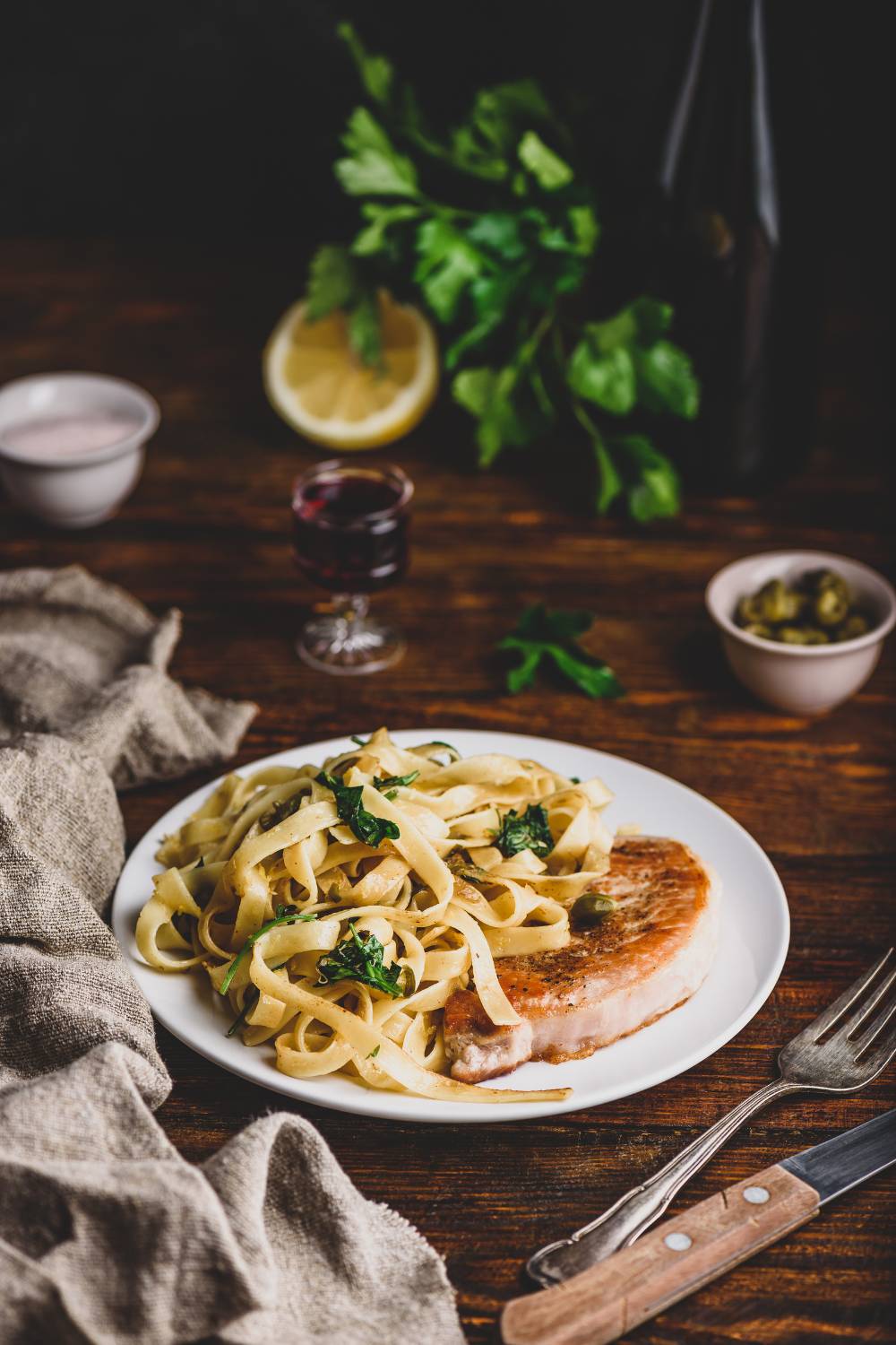 Pioneer Woman Creamy Pork Chop Pasta