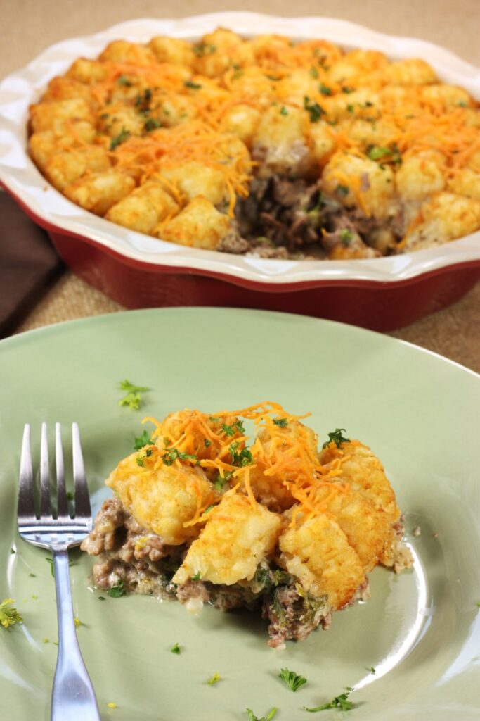 Pioneer Woman Cheeseburger Tater Tot Casserole