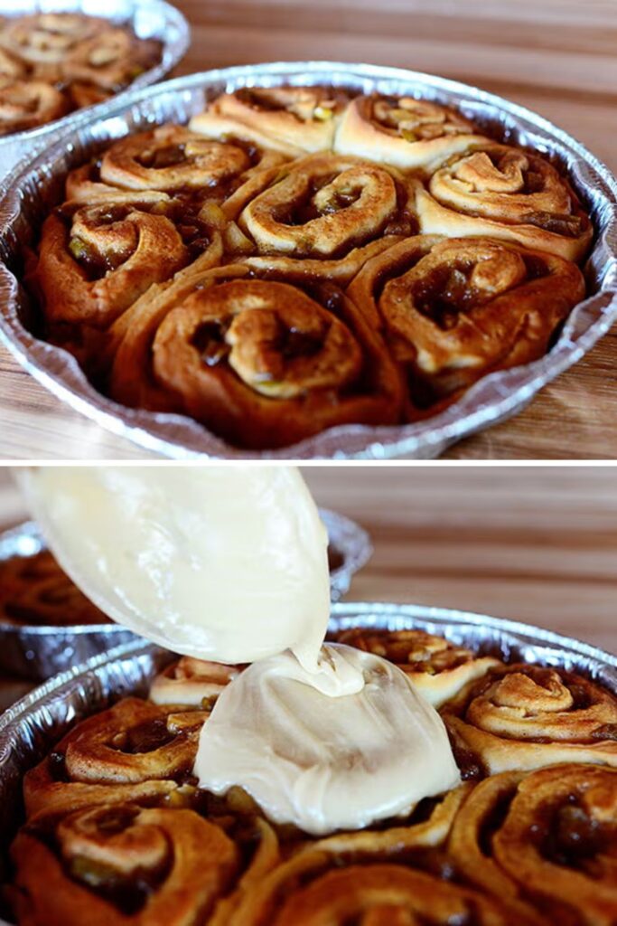 Pioneer Woman Caramel Apple Cinnamon Rolls