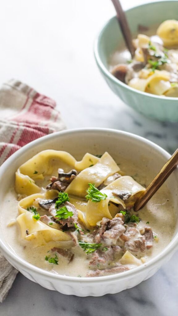 Pioneer Woman Beef Stroganoff Soup