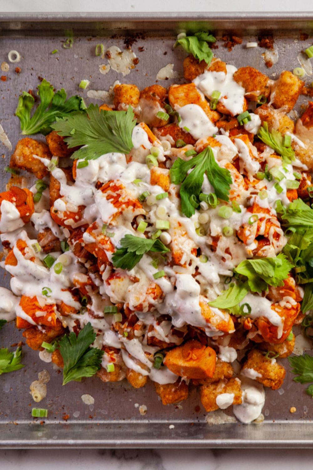 Pioneer Woman Buffalo Chicken Tater Tot Casserole