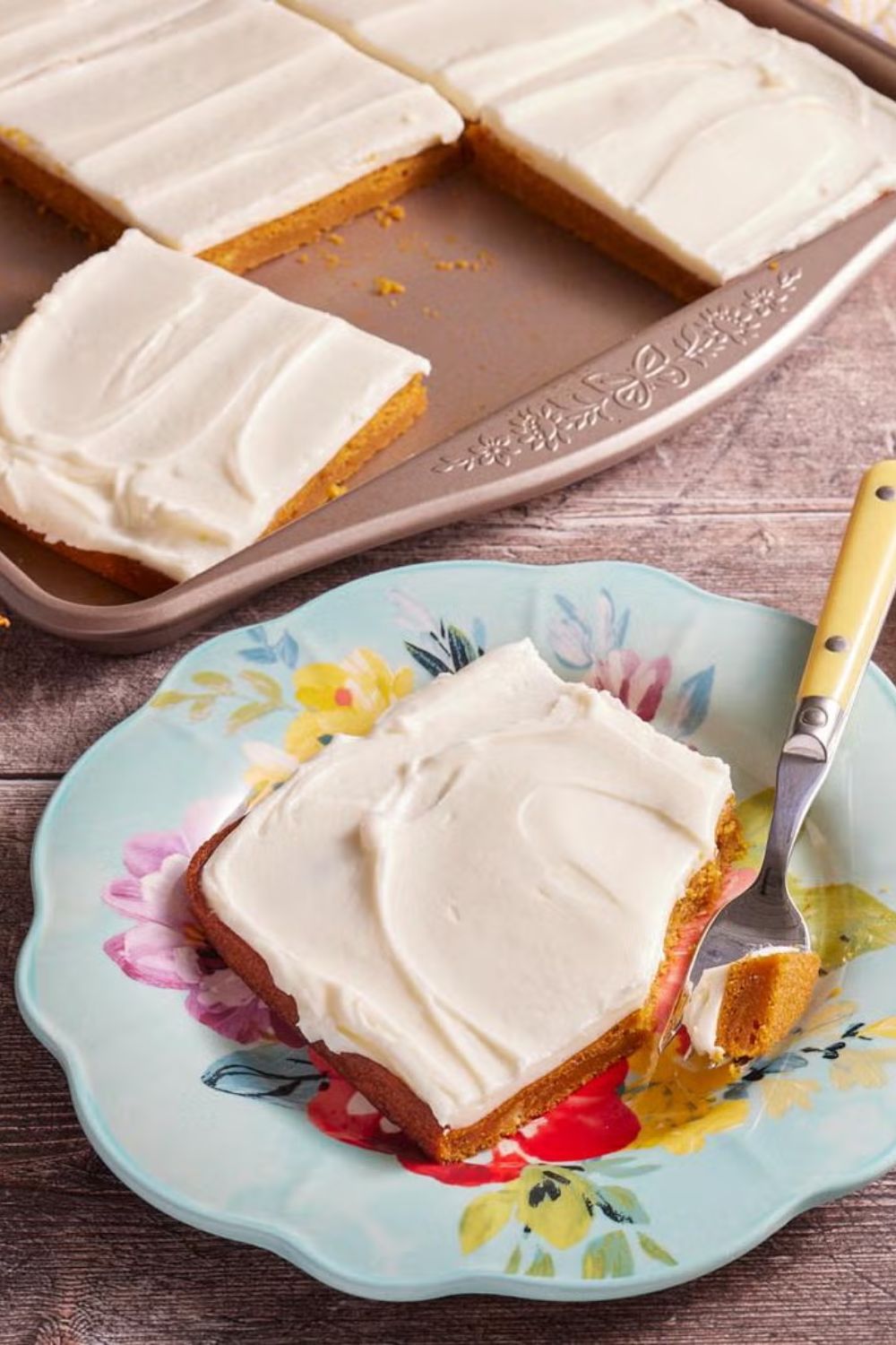 Pioneer Woman Pumpkin Sheet Cake with Cream Cheese Frosting