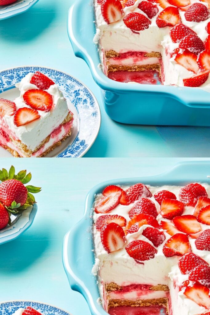 Strawberry Icebox Cake