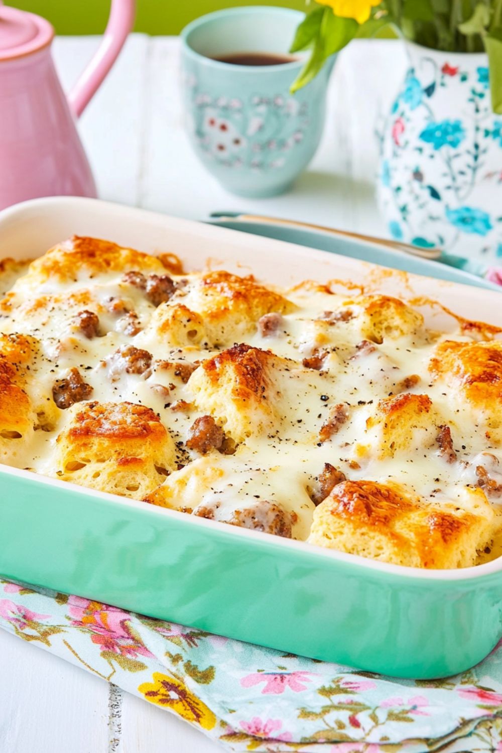 Biscuits and Gravy Casserole