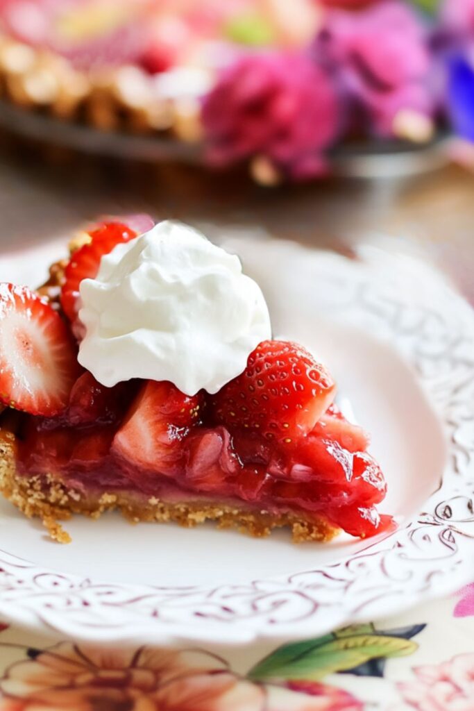 Strawberry Pretzel Pie