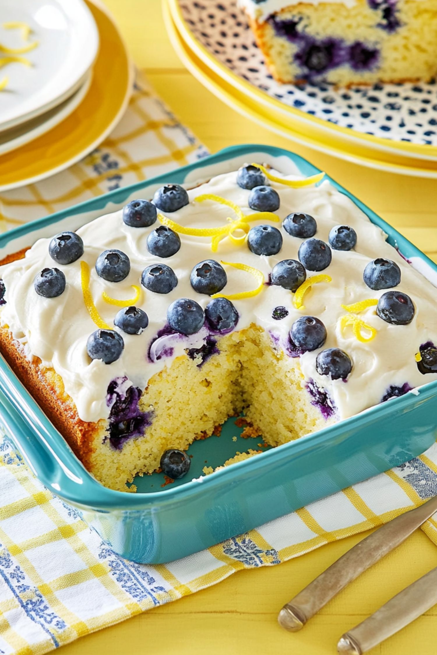 Lemon Blueberry Pound Cake​