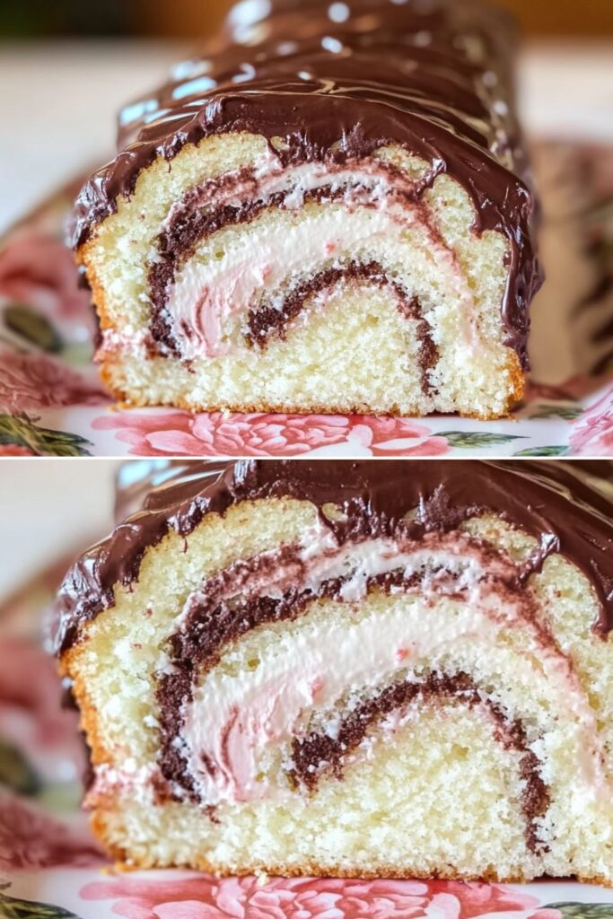 Easy Neapolitan Cake