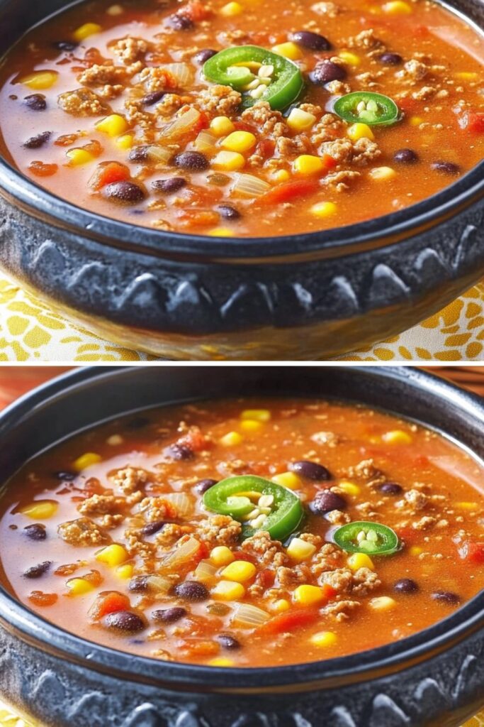 Pioneer Woman Creamy Beef Taco Soup