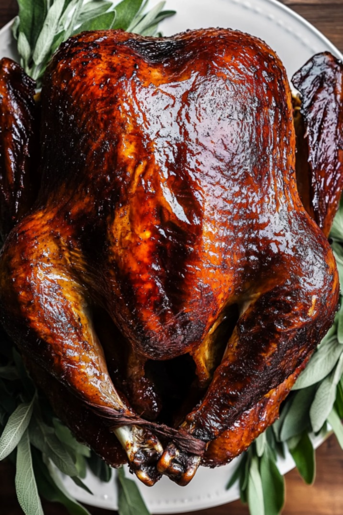 Alton Brown Honey Brined Smoked Turkey