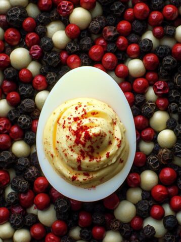 5-Pepper Deviled Eggs