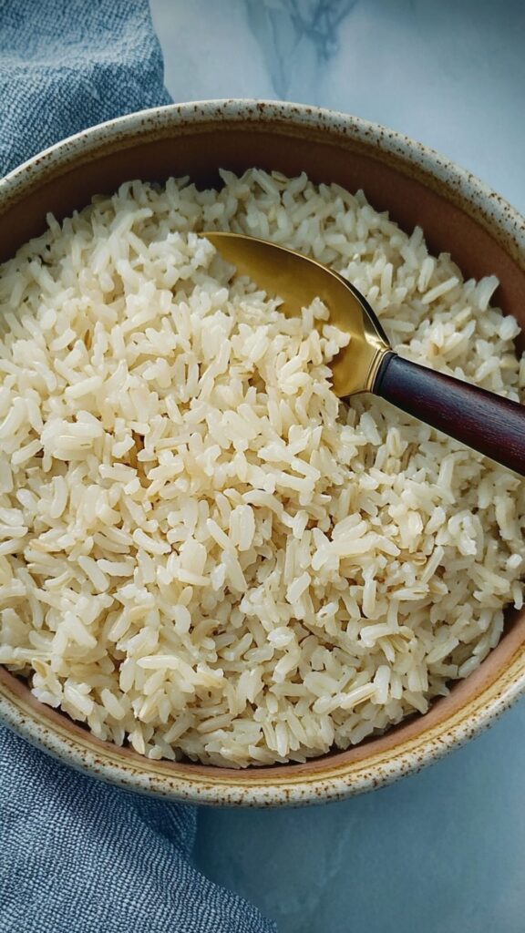 Alton Brown Baked Brown Rice
