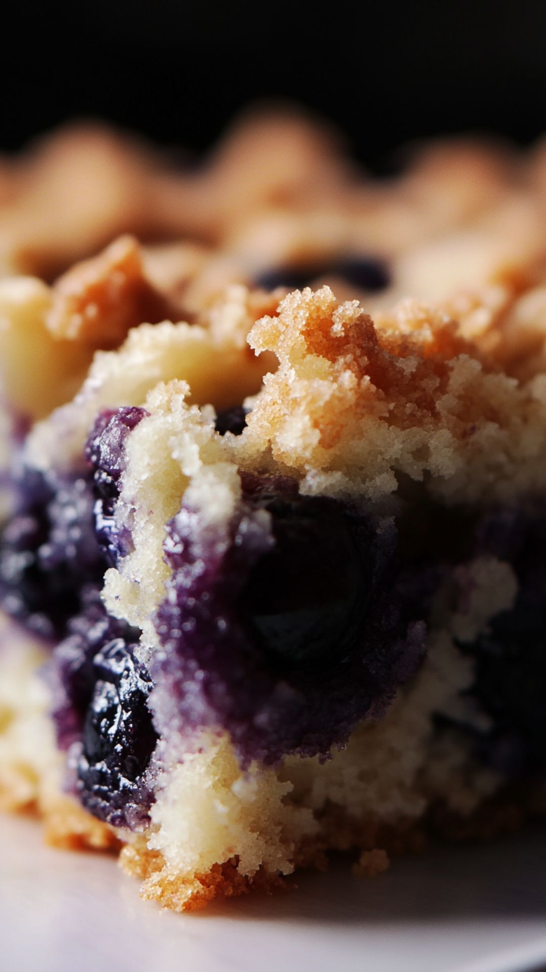 Alton Brown Blueberry Buckle